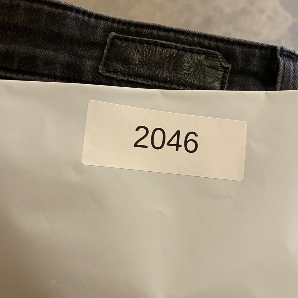 AG Adriano Goldschmied The Mari Jeans Womens 29 Charcoal High Rise Slim Straight - Picture 15 of 15